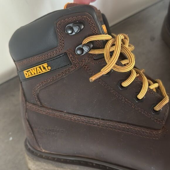 DEWALT MEN'S FLEX LACE-UP WORK BOOTS - STEEL TOE ASTM TOUGH RUGGED MENS SIZE 7M - Picture 11 of 12